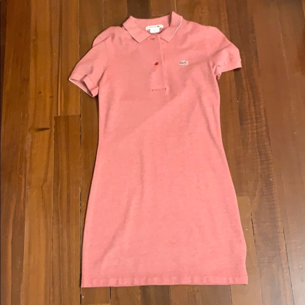 Lacoste pink dress